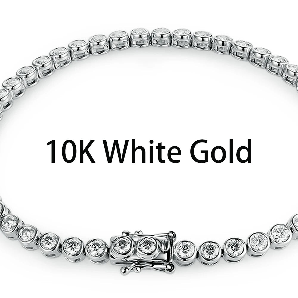 white gold tennis bracelet