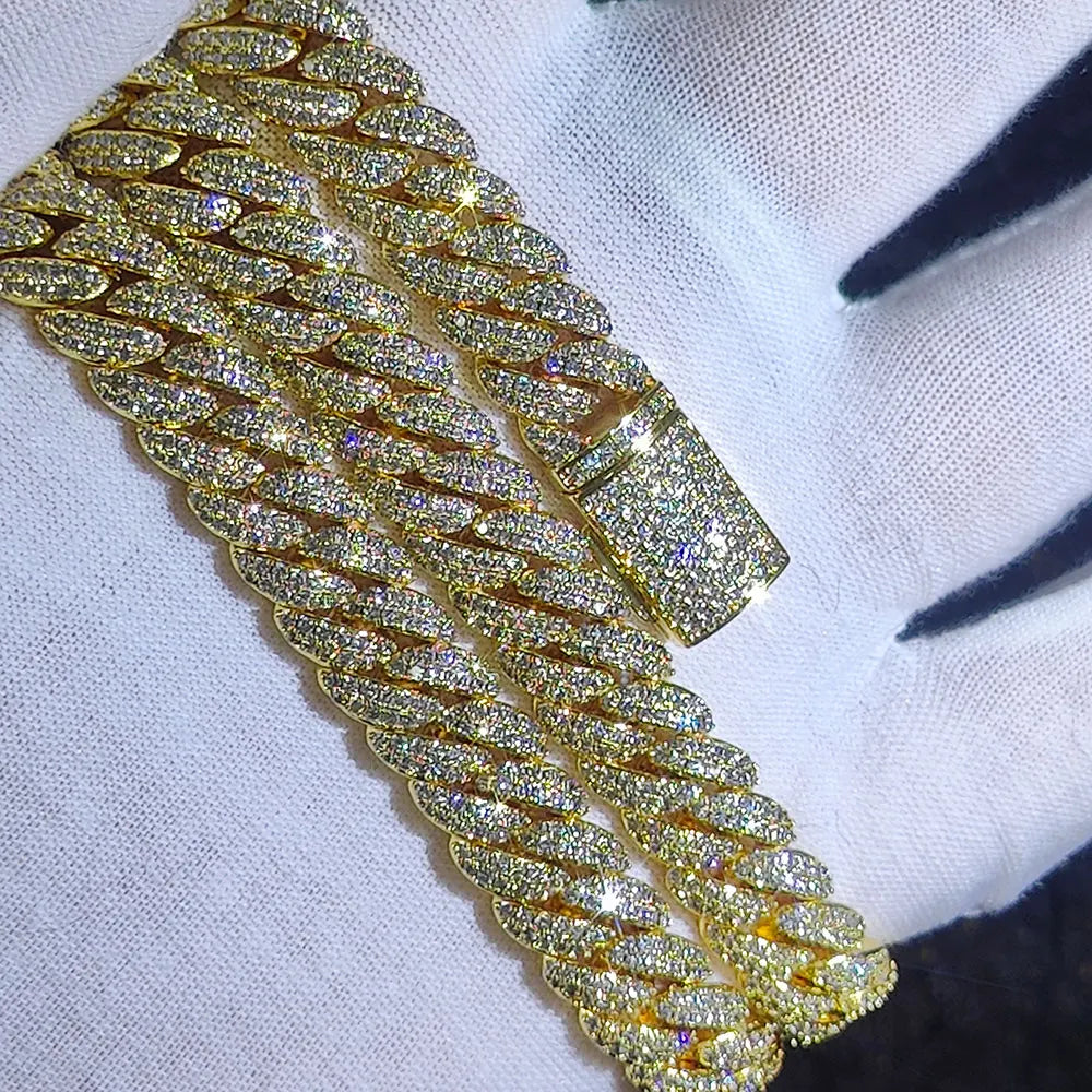 10mm Diamond Cuban Link Chain