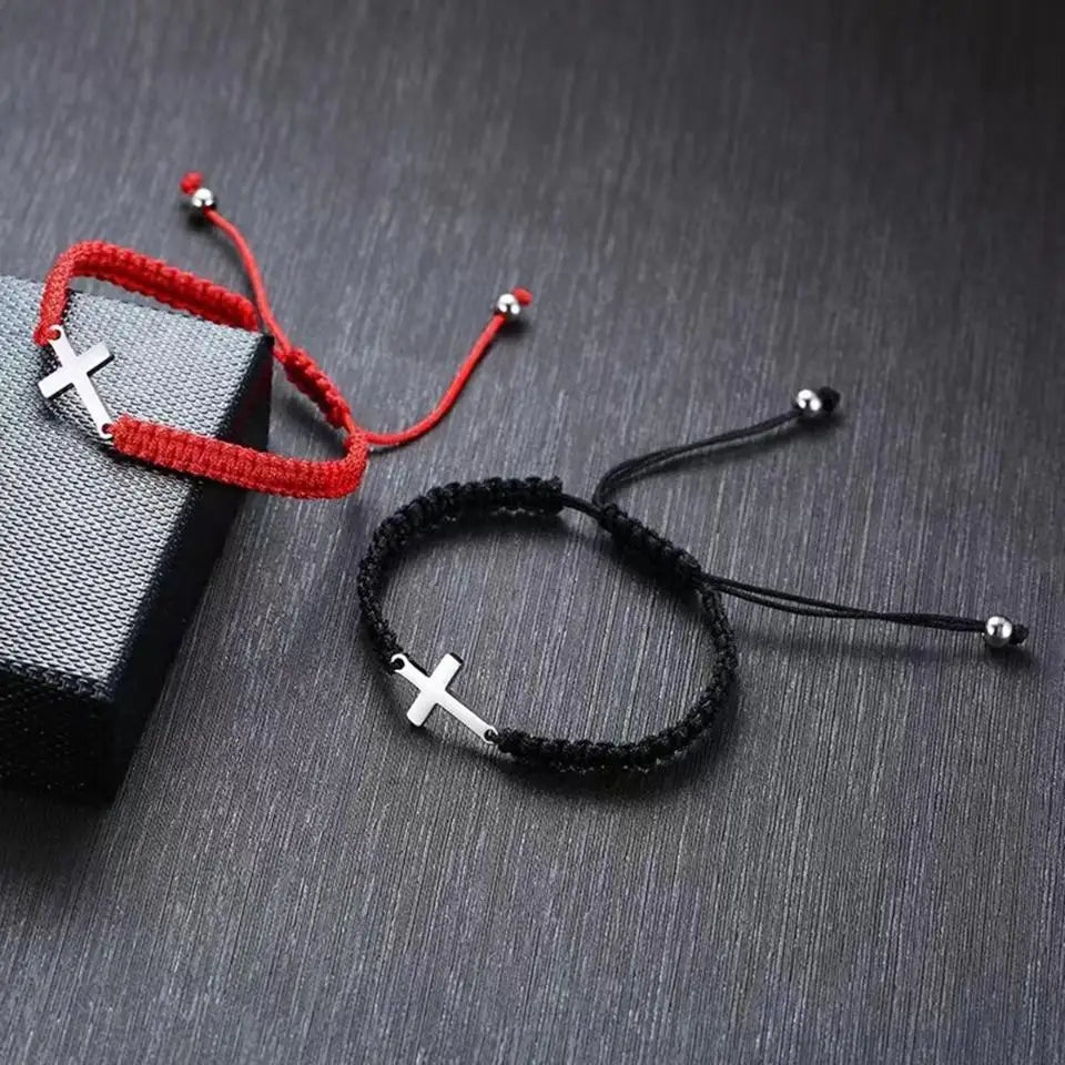 Unbreakable Bond – Hand-woven Adjustable Colored String Couples Versatile Bracelet