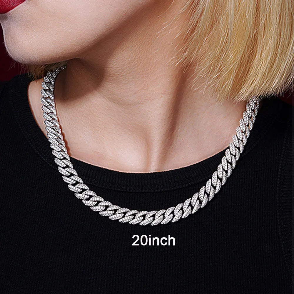 10mm Diamond Cuban Link Chain