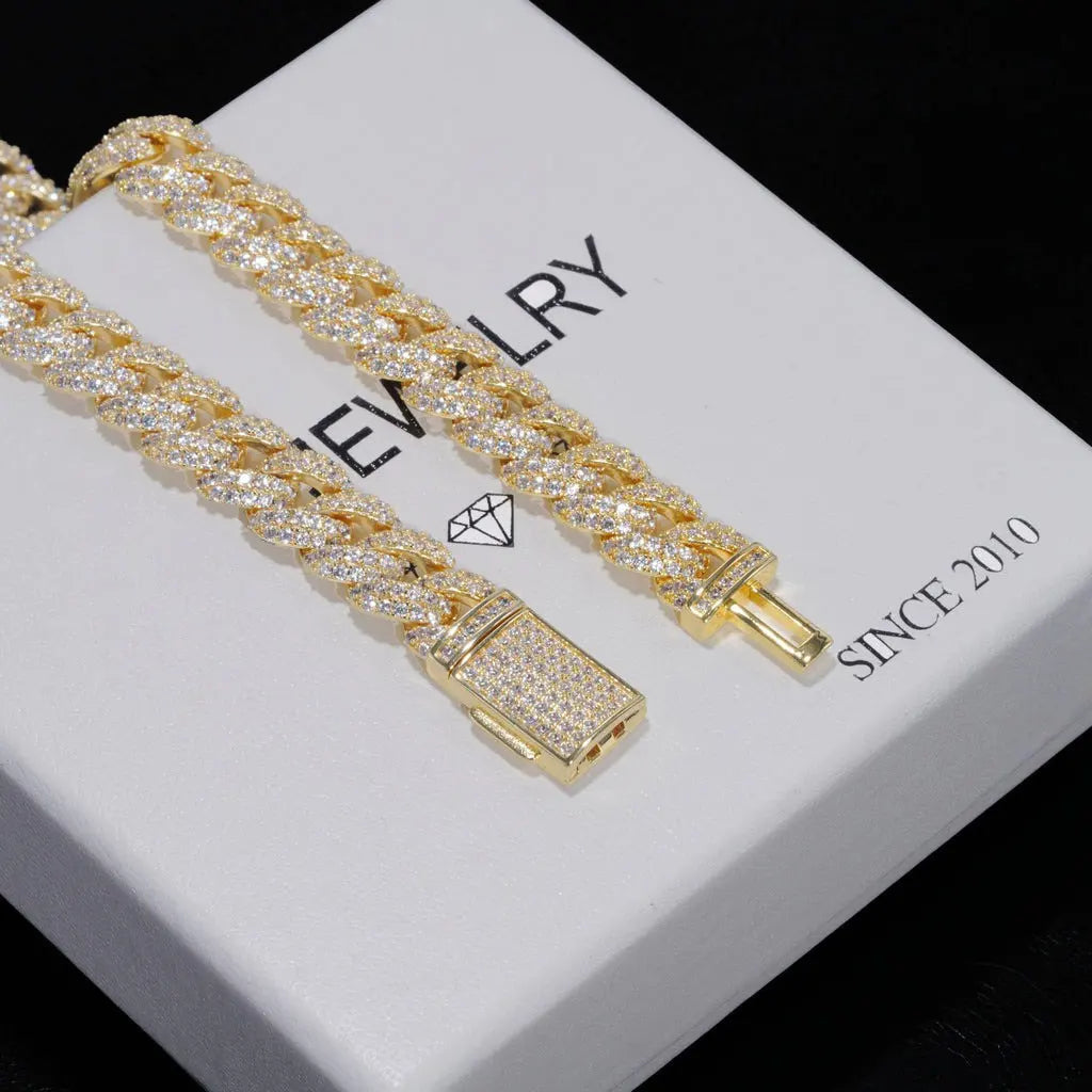 10mm Diamond Cuban Link Chain