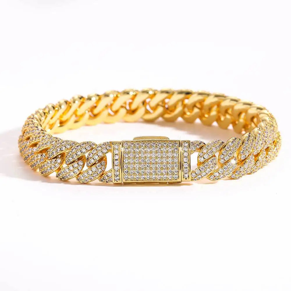 10mm Diamond Cuban Link Chain