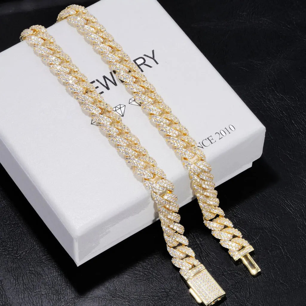 10mm Diamond Cuban Link Chain
