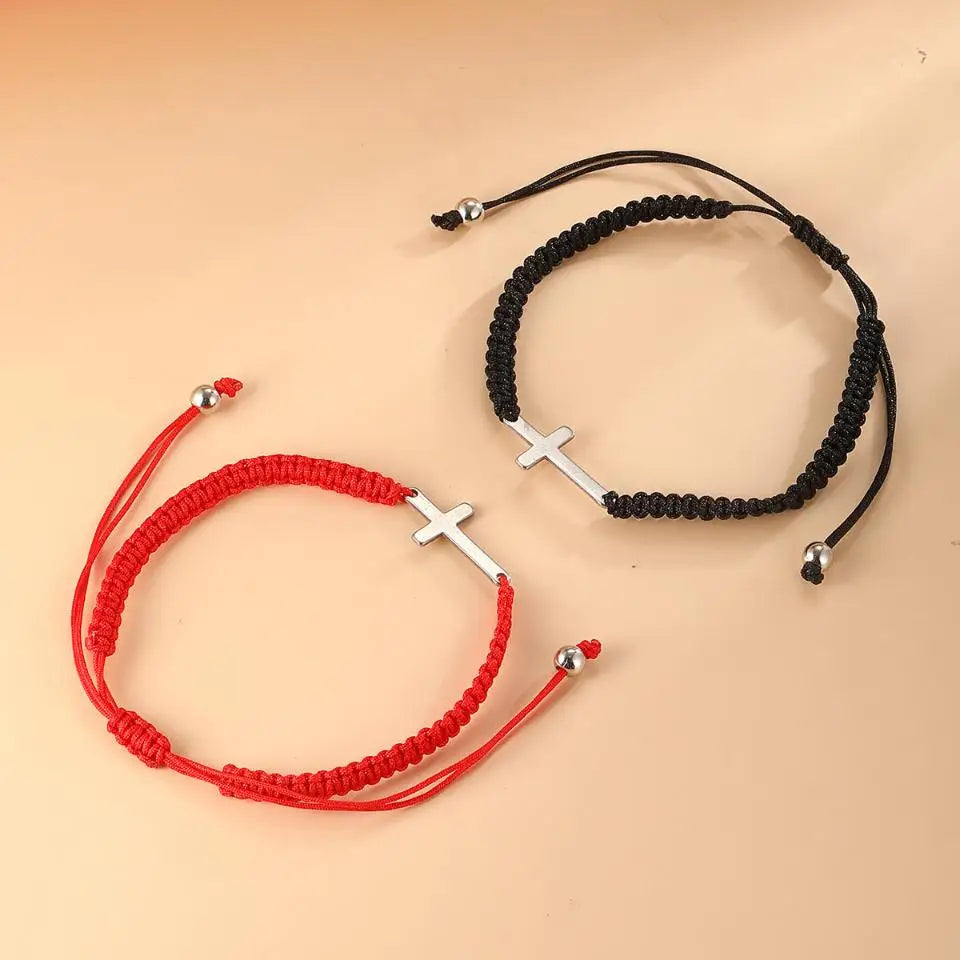 Unbreakable Bond – Hand-woven Adjustable Colored String Couples Versatile Bracelet