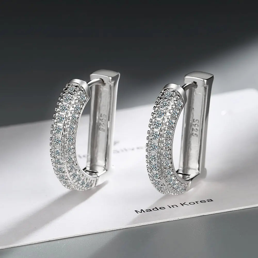 Letter D Hoop Earring