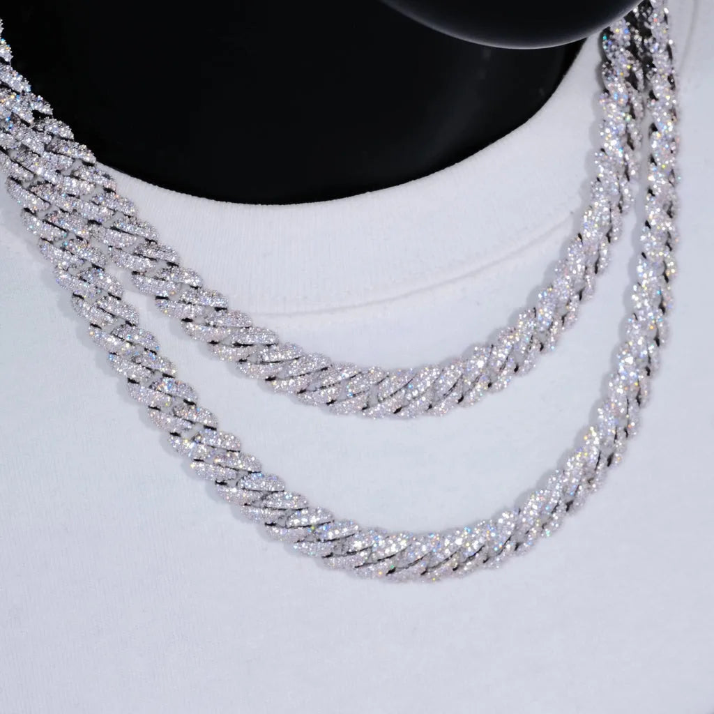 10mm Diamond Cuban Link Chain