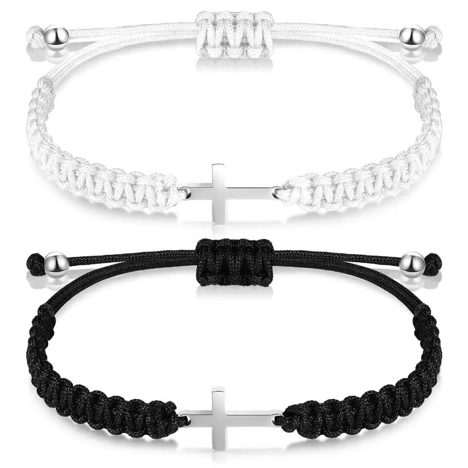 Unbreakable Bond – Hand-woven Adjustable Colored String Couples Versatile Bracelet