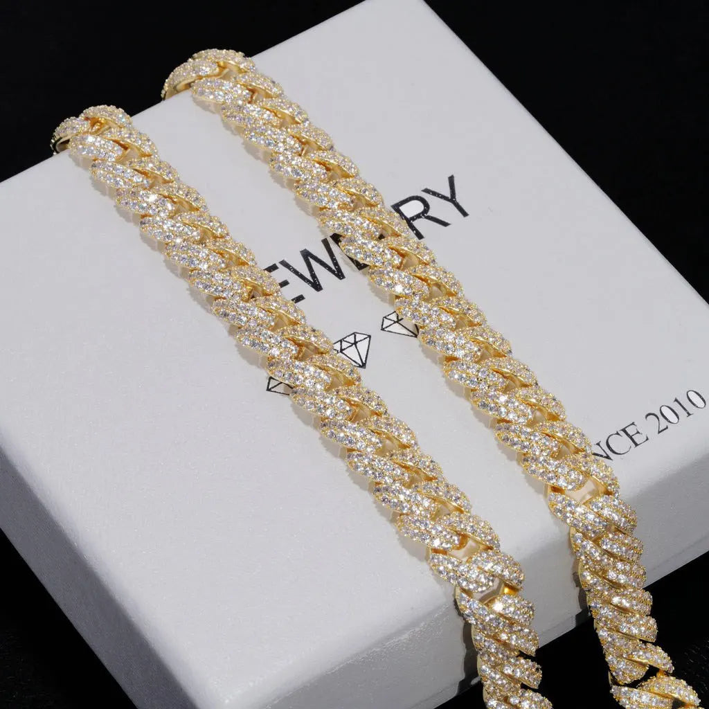 10mm Diamond Cuban Link Chain