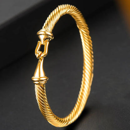 Msvk Platinum-Plated Cuff Bracelet