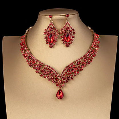 Obiim AB Crystal Bridal Jewelry Set