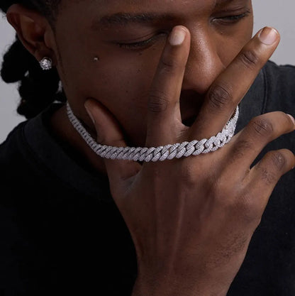 10mm Diamond Cuban Link Chain