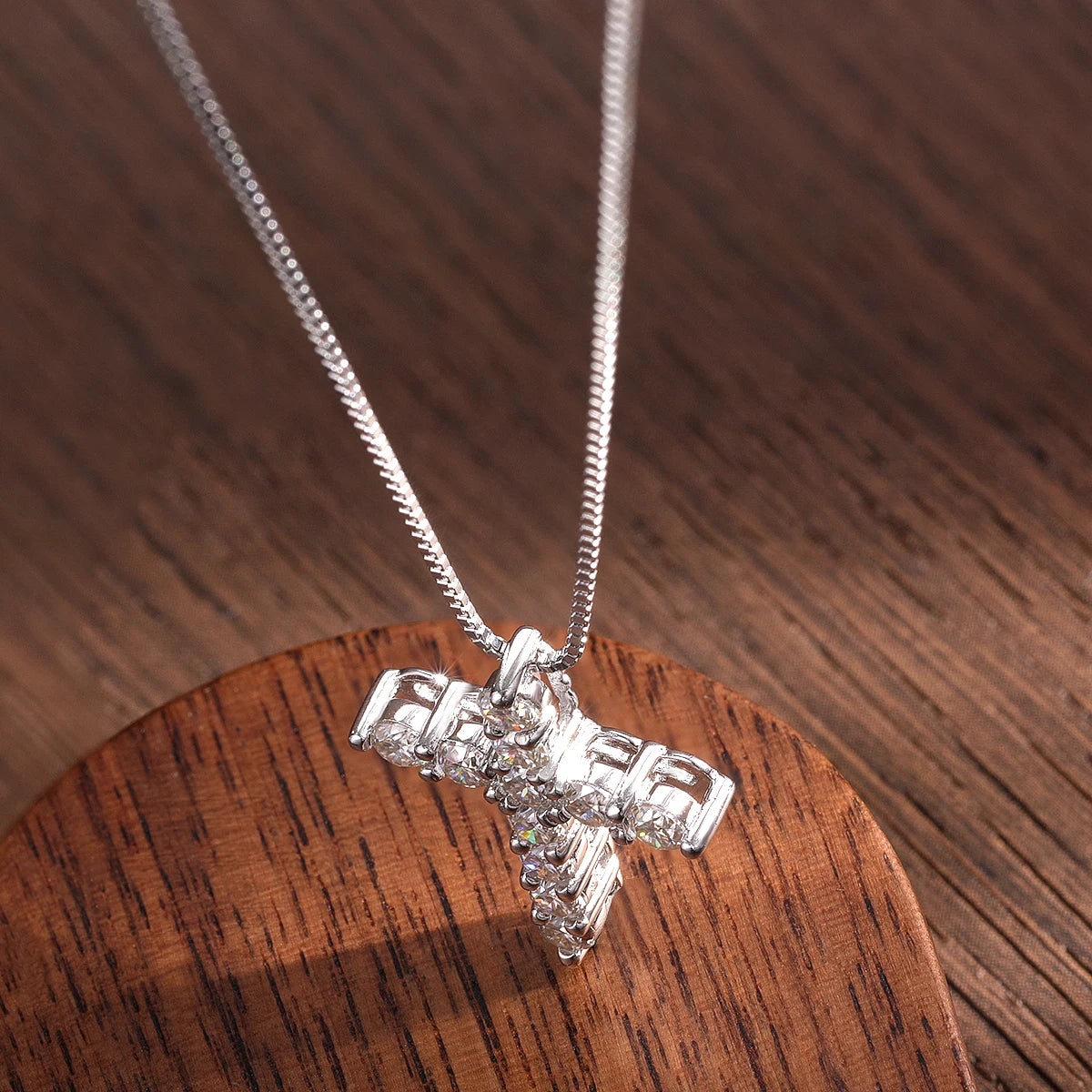 Moissanite Pendant Necklace – Classic 925 Sterling Silver with D Color Brilliance