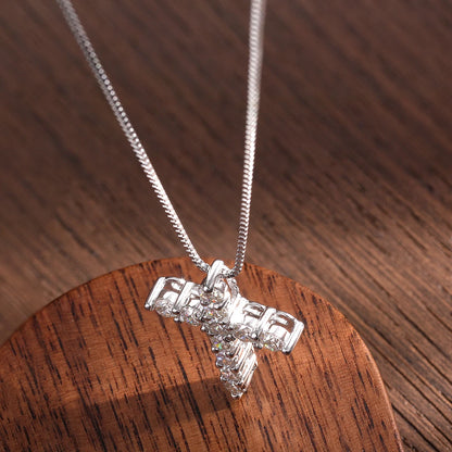 Moissanite Pendant Necklace – Classic 925 Sterling Silver with D Color Brilliance