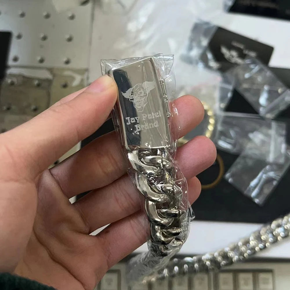 20mm Iced Out Cuban Link Chain – Hip Hop Gold & Silver Miami Style