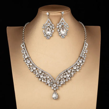 Obiim AB Crystal Bridal Jewelry Set