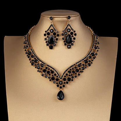 Obiim AB Crystal Bridal Jewelry Set