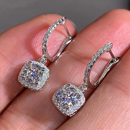 Moissanite 3ct Earrings