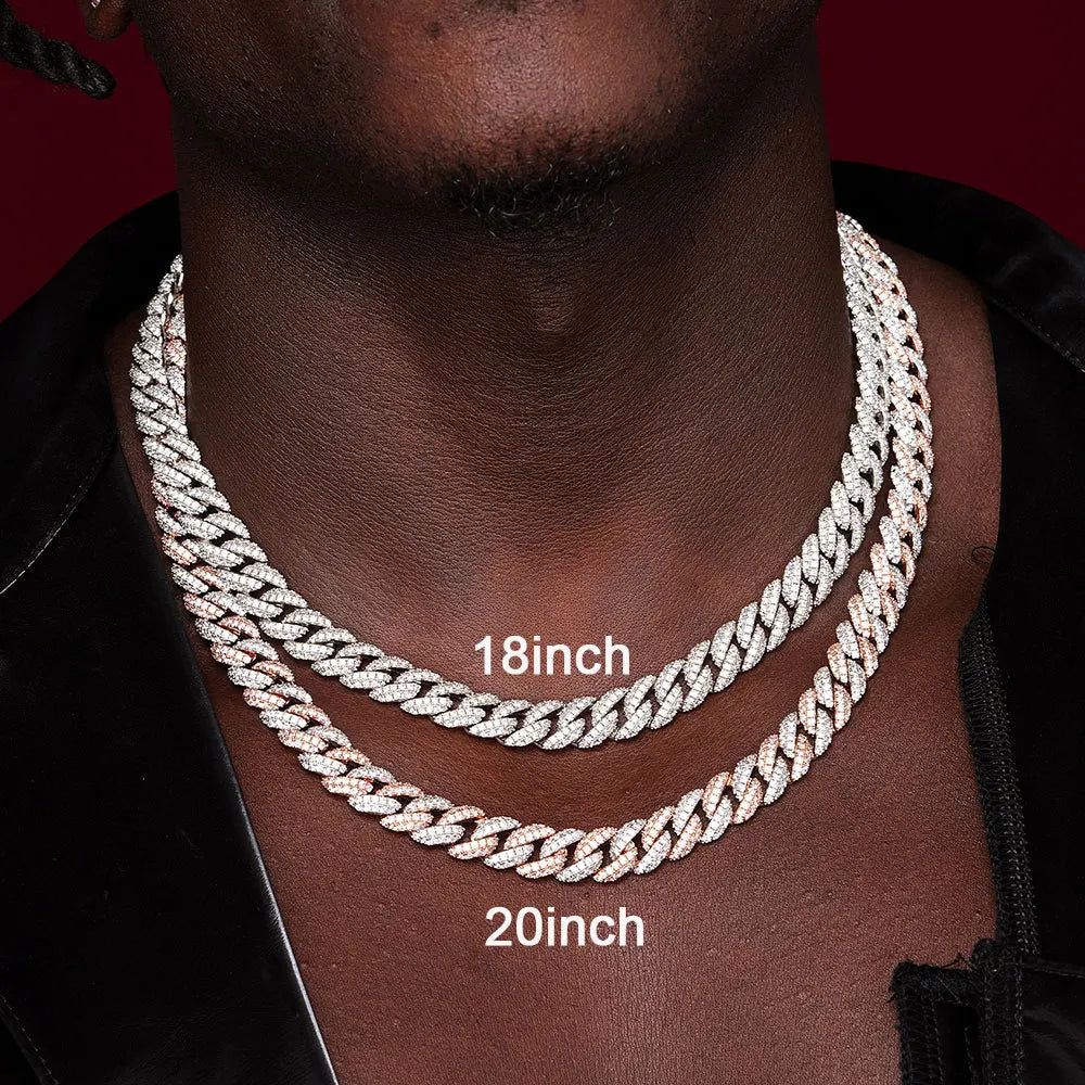 10mm Diamond Cuban Link Chain