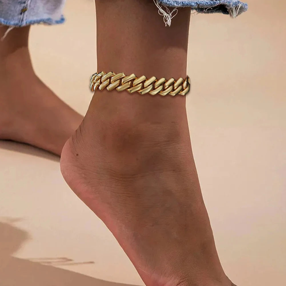 Bling Golden Anklet