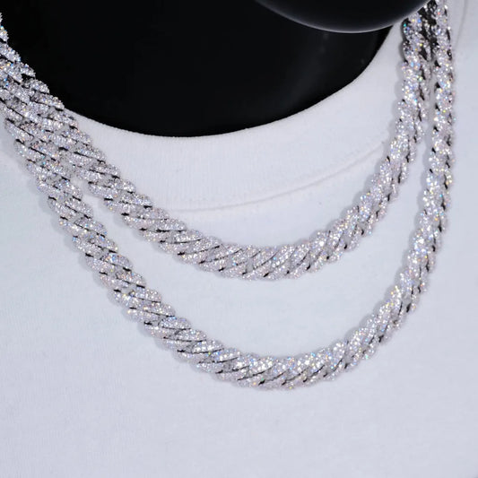 10mm Diamond Cuban Link Chain