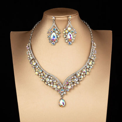 Obiim AB Crystal Bridal Jewelry Set